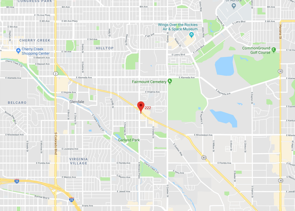 Denver, Colorado Map